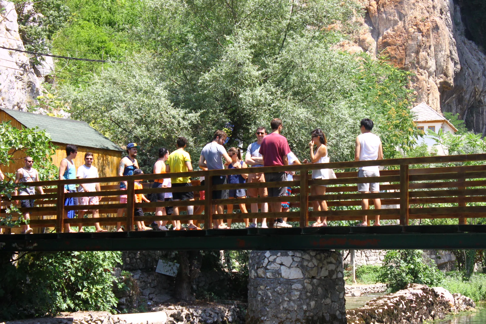 Guests at Blagaj on a day trip from Mostar