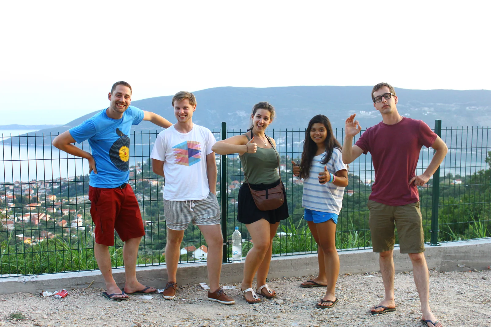 Scenic drive through the Dalmatian coast and Herzegovina border