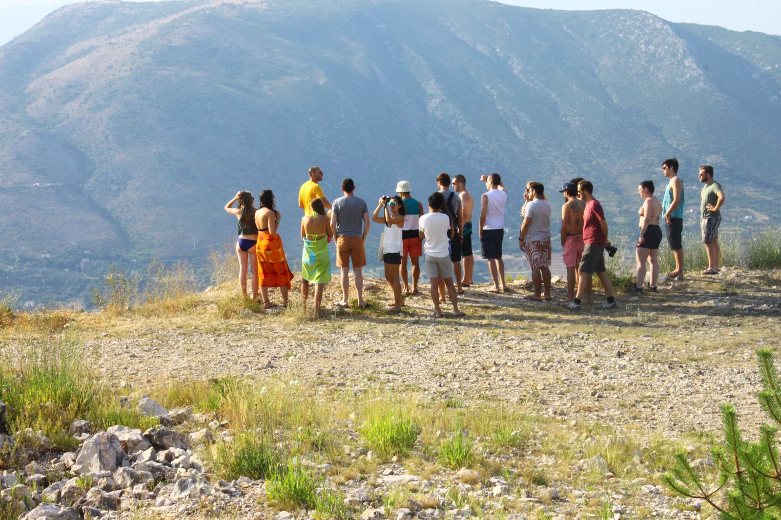 View over Mostar and the Neretva valley from a Herzegovina viewpoint
